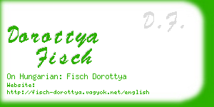 dorottya fisch business card